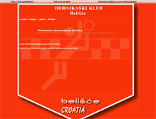 Tablet Screenshot of odbojka.belisce.eu